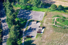 Vue aérienne de Skatepark Kandel à Kandel dans le département Rhénanie-Palatinat, Allemagne