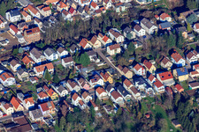 Vue aérienne de Hofgrabenstrasse à Lingenfeld dans le département Rhénanie-Palatinat, Allemagne