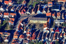 Photographie aérienne de Administration municipale Lingenfeld à Lingenfeld dans le département Rhénanie-Palatinat, Allemagne