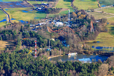 Image drone de Parc de vacances à Haßloch dans le département Rhénanie-Palatinat, Allemagne