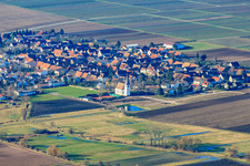 Vue aérienne de Altdorf dans le département Rhénanie-Palatinat, Allemagne