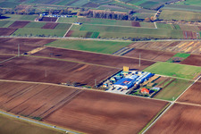 Photographie aérienne de Hortulanushof à Zeiskam dans le département Rhénanie-Palatinat, Allemagne