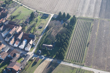 Erlenbach bei Kandel dans le département Rhénanie-Palatinat, Allemagne d'en haut