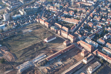 Landau in der Pfalz dans le département Rhénanie-Palatinat, Allemagne vu d'un drone