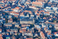 Vue aérienne de Autorités judiciaires des tribunaux Landau in der Pfalz à Landau in der Pfalz dans le département Rhénanie-Palatinat, Allemagne