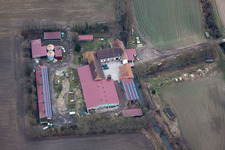 Leistenmühle à Erlenbach bei Kandel dans le département Rhénanie-Palatinat, Allemagne vue d'en haut