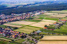 Image drone de Hatzenbühl dans le département Rhénanie-Palatinat, Allemagne