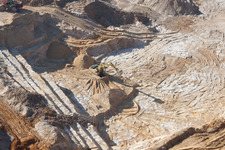 Riedseltz dans le département Bas Rhin, France vu d'un drone