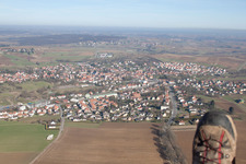 Soultz-sous-Forêts dans le département Bas Rhin, France d'en haut