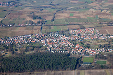 Enregistrement par drone de Quartier Schaidt in Wörth am Rhein dans le département Rhénanie-Palatinat, Allemagne