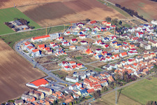 Vue aérienne de Nouvelle zone de développement Höhenweg à Kandel dans le département Rhénanie-Palatinat, Allemagne