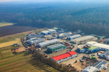 Vue aérienne de Fliehmann et Associés mbB à Herxheim bei Landau dans le département Rhénanie-Palatinat, Allemagne