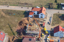 Photographie aérienne de Nouvelle zone de développement à le quartier Mörlheim in Landau in der Pfalz dans le département Rhénanie-Palatinat, Allemagne