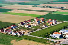 Photographie aérienne de Nouvelle zone de développement Brotäcker à Steinweiler dans le département Rhénanie-Palatinat, Allemagne