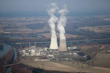 Image drone de Philippsburg dans le département Bade-Wurtemberg, Allemagne