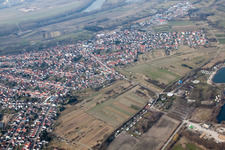 Image drone de Quartier Oberhausen in Oberhausen-Rheinhausen dans le département Bade-Wurtemberg, Allemagne