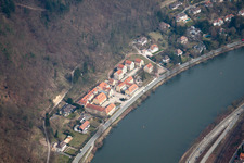 Vue aérienne de Institut SAS à le quartier Ziegelhausen in Heidelberg dans le département Bade-Wurtemberg, Allemagne