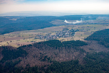 Vue aérienne de Quartier Moosbrunn in Schönbrunn dans le département Bade-Wurtemberg, Allemagne