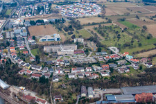 Vue aérienne de Clinique Rechberg à Bretten dans le département Bade-Wurtemberg, Allemagne