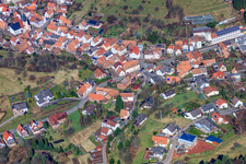 Schwanheim dans le département Rhénanie-Palatinat, Allemagne hors des airs