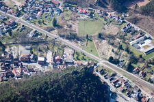 Photographie aérienne de Dahn dans le département Rhénanie-Palatinat, Allemagne