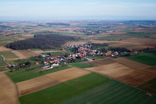Printzheim dans le département Bas Rhin, France d'en haut