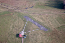 Vue aérienne de Aérodrome modèle à Griesbach dans le département Bas Rhin, France