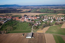 Forstheim dans le département Bas Rhin, France d'en haut
