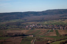 Dieffenbach-lès-Wœrth dans le département Bas Rhin, France vue du ciel