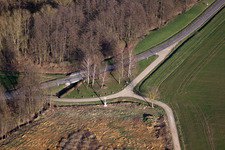 Photographie aérienne de Retschwiller dans le département Bas Rhin, France