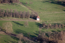Retschwiller dans le département Bas Rhin, France d'en haut