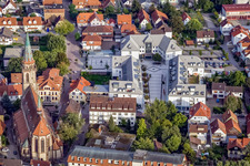 Vue aérienne de Administration municipale à Sinzheim dans le département Bade-Wurtemberg, Allemagne