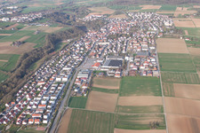 Vue aérienne de Quartier Höfingen in Leonberg dans le département Bade-Wurtemberg, Allemagne
