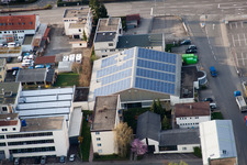 Vue aérienne de METDRA Metal and Wire Products Factory GmbH, Dieselstr. à le quartier Eltingen in Leonberg dans le département Bade-Wurtemberg, Allemagne