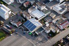 METDRA Metal and Wire Products Factory GmbH, Dieselstr. à le quartier Eltingen in Leonberg dans le département Bade-Wurtemberg, Allemagne vue d'en haut