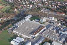 Vue aérienne de GEZE Reinhold-Vöster-Straße à Leonberg dans le département Bade-Wurtemberg, Allemagne