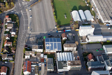 METDRA Metal and Wire Products Factory GmbH, Dieselstr. à le quartier Eltingen in Leonberg dans le département Bade-Wurtemberg, Allemagne vue du ciel