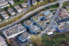 Vue aérienne de Maison de retraite - Résidence Pro Seniore à Böblinger Straße à le quartier Ramtel in Leonberg dans le département Bade-Wurtemberg, Allemagne