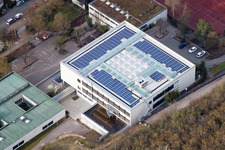 École August Lämmle, Gerlinger Straße à le quartier Ramtel in Leonberg dans le département Bade-Wurtemberg, Allemagne vue du ciel