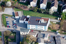 Photographie aérienne de Langro Chemie, Porschestrasse 12 à le quartier Zuffenhausen in Stuttgart dans le département Bade-Wurtemberg, Allemagne