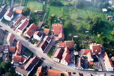 Minfeld dans le département Rhénanie-Palatinat, Allemagne hors des airs