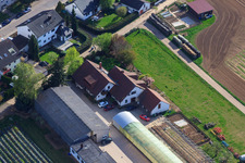 Vue aérienne de Ferme biologique Kugelmann sur Sonnenweg à Kandel dans le département Rhénanie-Palatinat, Allemagne