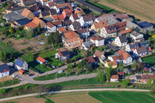 Vue aérienne de Nouvelle zone de développement Unteres Rappenfeld x Biligheimer Weg à le quartier Mörlheim in Landau in der Pfalz dans le département Rhénanie-Palatinat, Allemagne