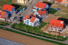 Nouvelle zone de développement Unteres Rappenfeld à le quartier Mörlheim in Landau in der Pfalz dans le département Rhénanie-Palatinat, Allemagne d'un drone