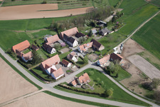 Photographie aérienne de Seebach dans le département Bas Rhin, France