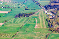 Vue oblique de Aérodrome à Schweighofen dans le département Rhénanie-Palatinat, Allemagne