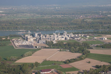 Beinheim dans le département Bas Rhin, France d'en haut
