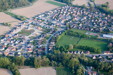 Offendorf dans le département Bas Rhin, France hors des airs