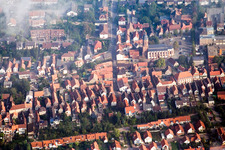 Vue aérienne de Centre à Kandel dans le département Rhénanie-Palatinat, Allemagne