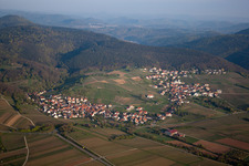 Vue oblique de Quartier Gleishorbach in Gleiszellen-Gleishorbach dans le département Rhénanie-Palatinat, Allemagne